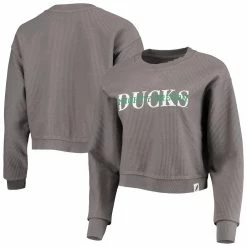 New π Women's League Collegiate Wear Graphite Oregon Ducks Classic Corded Timber Crop Pullover Sweatshirt π 7 New π Women's League Collegiate Wear Graphite Oregon Ducks Classic Corded Timber Crop Pullover Sweatshirt π -womenβs clothing store unnamed file 2924