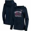 Best deal 👏 Women's Majestic Navy Houston Texans Showtime Quick Out Pullover Hoodie ❤️ -women‘s clothing store unnamed file 2945