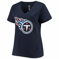 Cheapest 😀 Women's Fanatics Branded Derrick Henry Navy Tennessee Titans Plus Size Name & Number V-Neck T-Shirt 🎉 -women‘s clothing store unnamed file 331