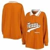 Cheapest 👏 Women's Gameday Couture Texas Orange Texas Longhorns Happy Hour Long Sleeve Polo 🎁 -women‘s clothing store unnamed file 356