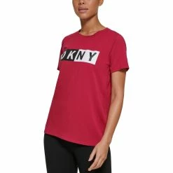 Top 10 👍 DKNY Sport Two Tone Logo Tee 🔥 -women‘s clothing store unnamed file 390