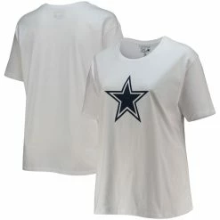 Cheap 🔥 Women's Fanatics Branded White Dallas Cowboys Plus Size Star Scoop Neck T-Shirt ⌛ -women‘s clothing store unnamed file 400