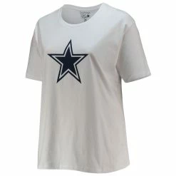 Cheap 🔥 Women's Fanatics Branded White Dallas Cowboys Plus Size Star Scoop Neck T-Shirt ⌛ -women‘s clothing store unnamed file 401