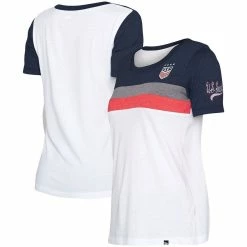 Brand new 🛒 Women's 5th & Ocean By New Era White USWNT Team T-Shirt 😍 -women‘s clothing store unnamed file 420