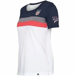 Brand new 🛒 Women's 5th & Ocean By New Era White USWNT Team T-Shirt 😍 -women‘s clothing store unnamed file 421