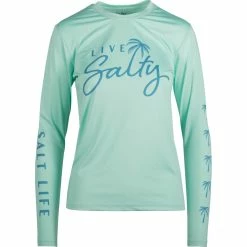 Best reviews of 🌟 Salt Life Palm Breeze Aquashirt Tee 👏