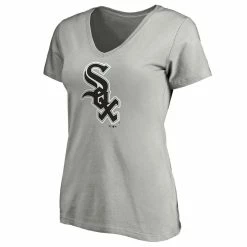 Buy π Women's Fanatics Branded Heathered Gray Chicago White Sox Core Official Logo V-Neck T-Shirt π 8 Buy π Women's Fanatics Branded Heathered Gray Chicago White Sox Core Official Logo V-Neck T-Shirt π -womenβs clothing store unnamed file 456