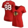 Best Pirce 🔔 Women's Fanatics Branded Patrick Kane Red Chicago Blackhawks Name And Number V-Neck T-Shirt 👍 -women‘s clothing store unnamed file 469