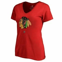 Best Pirce 🔔 Women's Fanatics Branded Patrick Kane Red Chicago Blackhawks Name And Number V-Neck T-Shirt 👍 -women‘s clothing store unnamed file 471