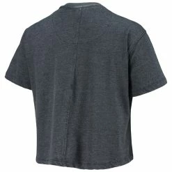 Wholesale 🤩 Women's Pressbox Navy North Carolina Tar 👠 Heels Edith Vintage Burnout Crop T-Shirt 🛒 -women‘s clothing store unnamed file 540