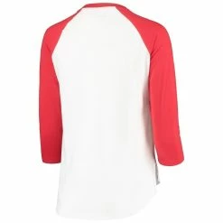 Buy 😀 Women's Under Armour White/Red Maryland Terrapins Performance Cotton 3/4-Sleeve Raglan T-Shirt 😍 -women‘s clothing store unnamed file 548