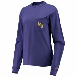 Top 10 β€οΈ Women's League Collegiate Wear Purple LSU Tigers Pocket Oversized Long Sleeve T-Shirt π 8 Top 10 β€οΈ Women's League Collegiate Wear Purple LSU Tigers Pocket Oversized Long Sleeve T-Shirt π -womenβs clothing store unnamed file 558