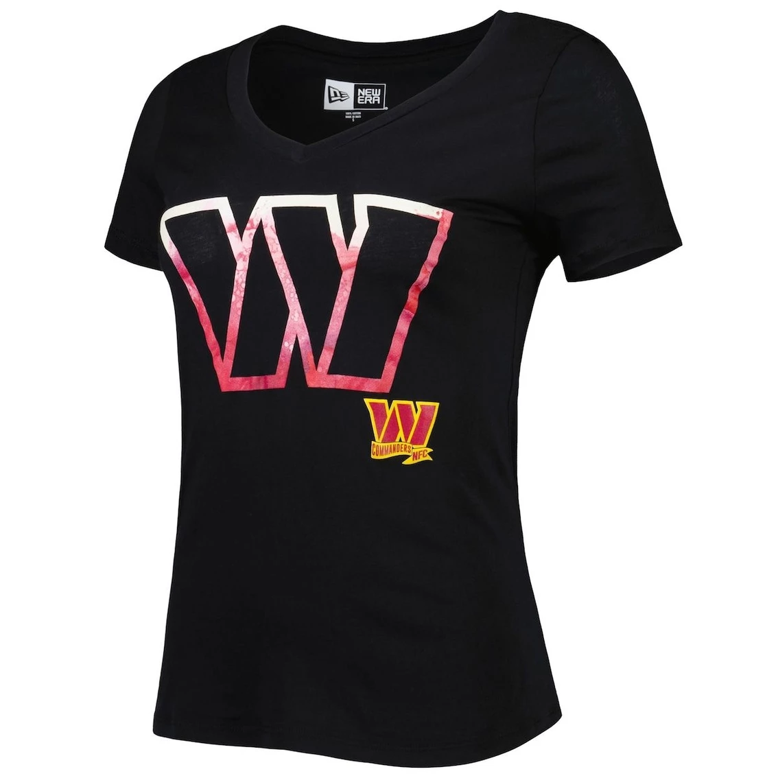 Brand new π₯ Women's New Era Black Washington Commanders Ink Dye Sideline V-Neck T-Shirt π 5 Brand new π₯ Women's New Era Black Washington Commanders Ink Dye Sideline V-Neck T-Shirt π - Image 3