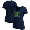 Best deal ⌛ Women's Fanatics Branded College Navy Seattle Seahawks Victory Script Plus Size V-Neck T-Shirt ⭐ -women‘s clothing store unnamed file 634