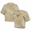 Outlet ❤️ Women's Columbia White/Tan Texas Longhorns Park Camo Boxy T-Shirt 🔥 -women‘s clothing store unnamed file 668
