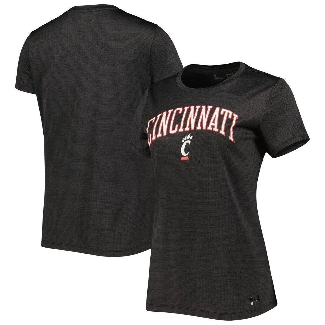 Best Sale β Women's Under Armour Heather Black Cincinnati Bearcats Vent Tech Arch Logo Performance T-Shirt π 4 Best Sale β Women's Under Armour Heather Black Cincinnati Bearcats Vent Tech Arch Logo Performance T-Shirt π - Image 2