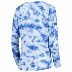 Deals 🔥 Women's New Era Royal Los Angeles Dodgers Tie-Dye Long Sleeve T-Shirt 🔔 -women‘s clothing store unnamed file 738