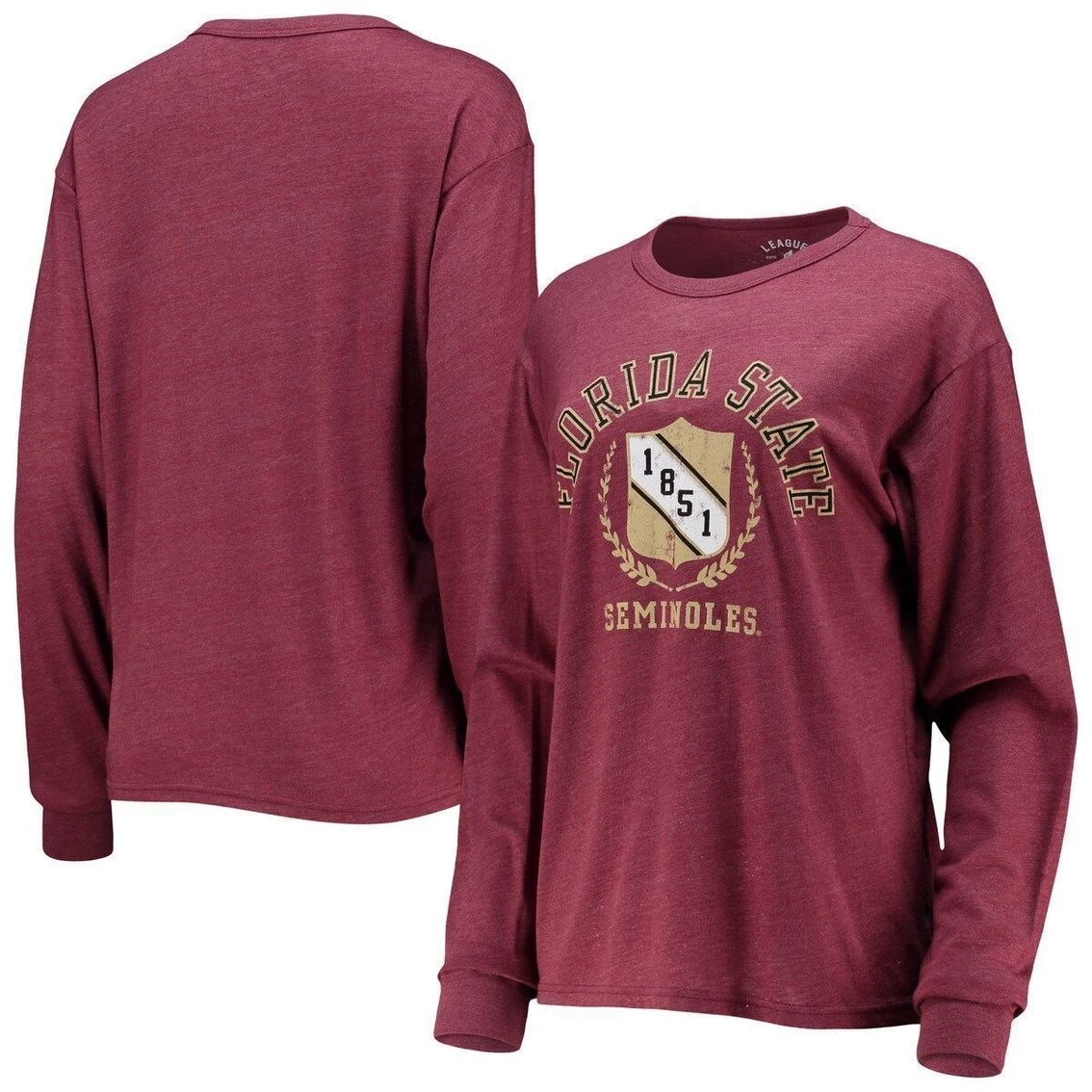 Best reviews of π― Women's League Collegiate Wear Heathered Garnet Florida State Seminoles Seal Victory Falls Oversized Tri-Blend Long Sleeve T-Shirt π 4 Best reviews of π― Women's League Collegiate Wear Heathered Garnet Florida State Seminoles Seal Victory Falls Oversized Tri-Blend Long Sleeve T-Shirt π - Image 2