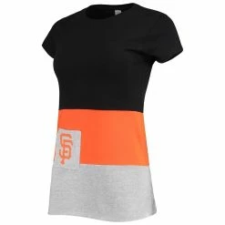 Outlet ❤️ Women's Refried Apparel Black San Francisco Giants Sustainable Fitted T-Shirt 🧨 -women‘s clothing store unnamed file 758