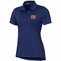 Cheap 🎁 Women's Under Armour Navy Auburn Tigers Performance Polo ✔️ -women‘s clothing store unnamed file 762