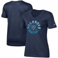 Cheap 🥰 Women's Champion Navy Villanova Wildcats 🏀 Basketball V-Neck T-Shirt 💯