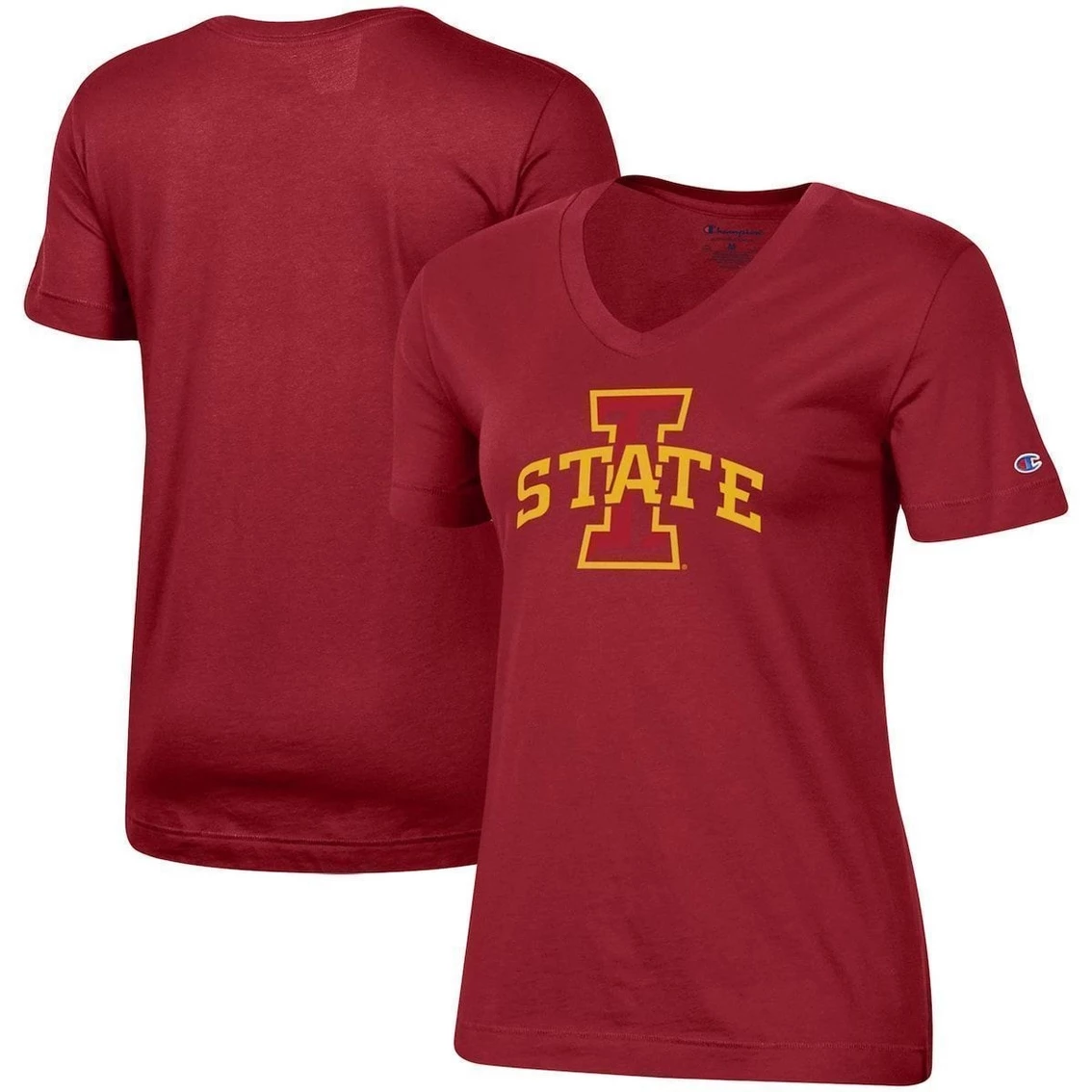 Promo π Women's Champion Cardinal Iowa State Cyclones Primary Team Logo V-Neck T-Shirt β€οΈ 4 Promo π Women's Champion Cardinal Iowa State Cyclones Primary Team Logo V-Neck T-Shirt β€οΈ - Image 2