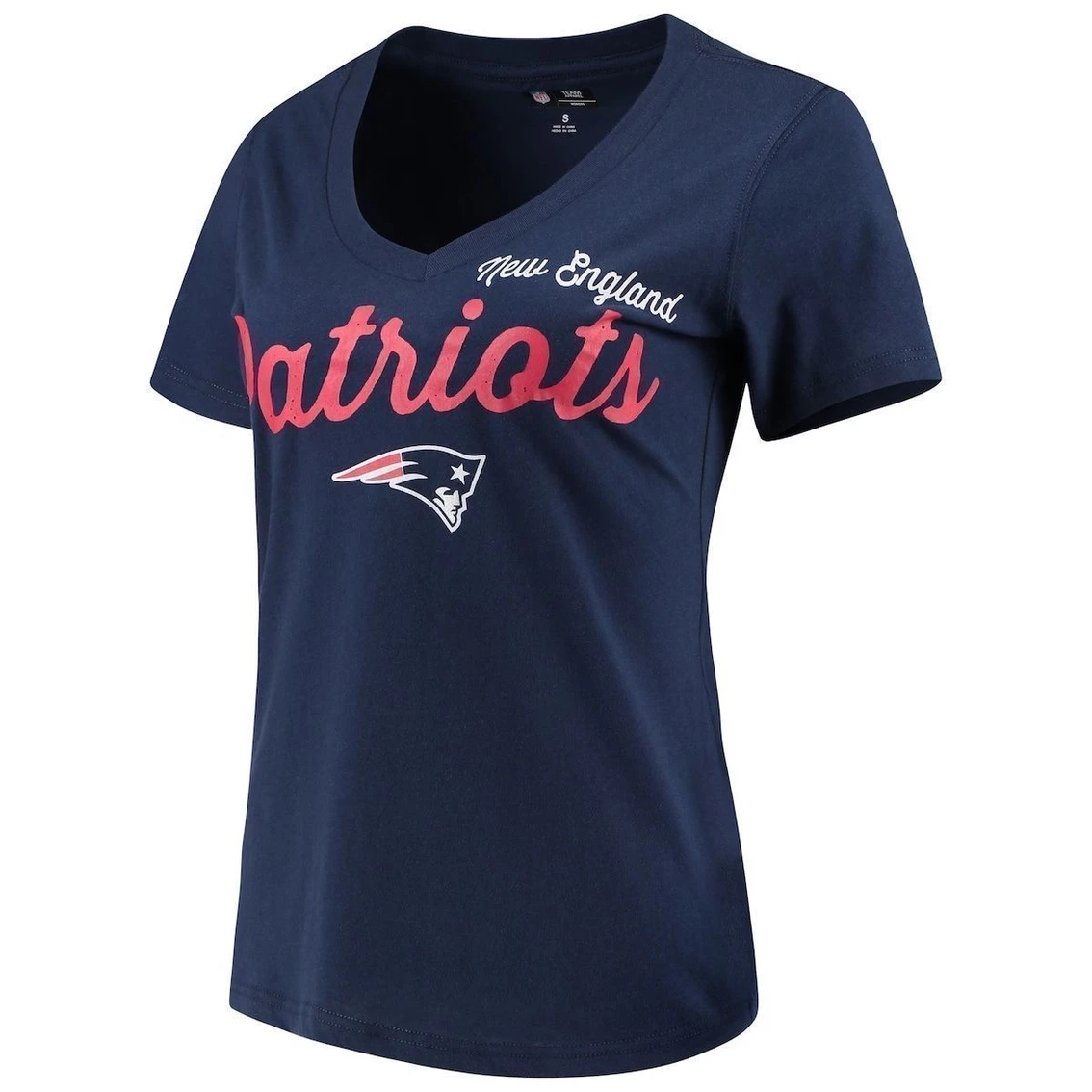 Cheap π Women's G-III 4Her By Carl Banks Navy New England Patriots Post Season V-Neck T-Shirt π 5 Cheap π Women's G-III 4Her By Carl Banks Navy New England Patriots Post Season V-Neck T-Shirt π - Image 3