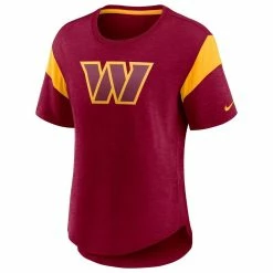Promo ✨ Women's Nike Burgundy Washington Commanders Primary Logo Fashion Top ✨ -women‘s clothing store unnamed file 860