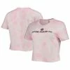 Deals 💯 Women's ZooZatz Pink Inter Miami CF Tie-Dye Cropped Wordmark T-Shirt ⭐ -women‘s clothing store unnamed file 898