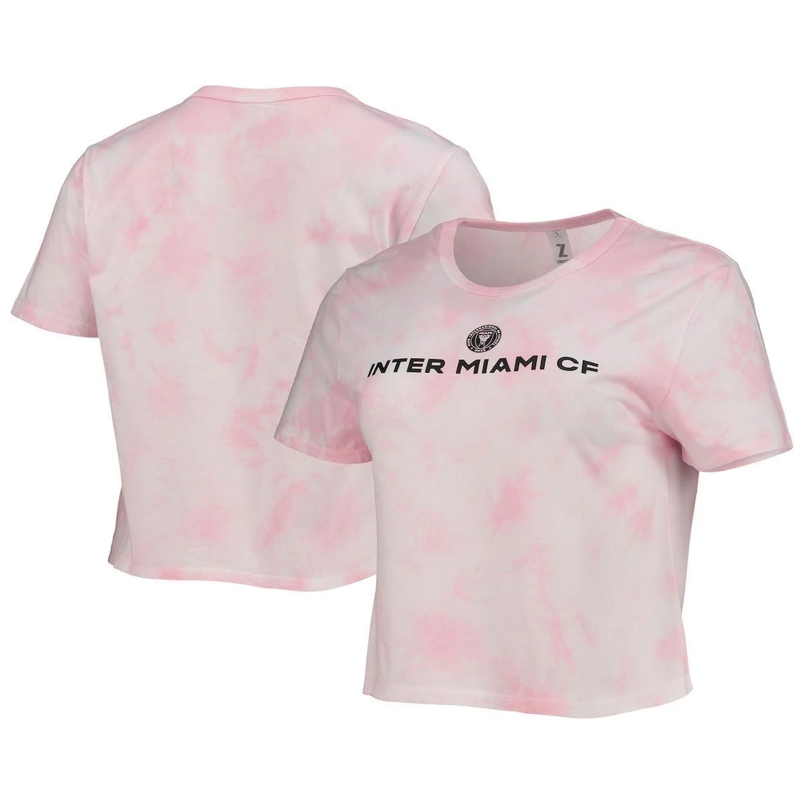 Deals π― Women's ZooZatz Pink Inter Miami CF Tie-Dye Cropped Wordmark T-Shirt β 3 Deals π― Women's ZooZatz Pink Inter Miami CF Tie-Dye Cropped Wordmark T-Shirt β