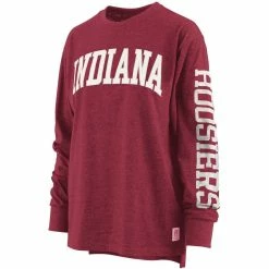 Best reviews of 🤩 Women's Pressbox Heathered Crimson Indiana Hoosiers Two-Hit Canyon Long Sleeve T-Shirt 🤩 -women‘s clothing store unnamed file 912
