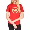 Cheapest 😀 Michael Kors Solid Logo Tee ✔️