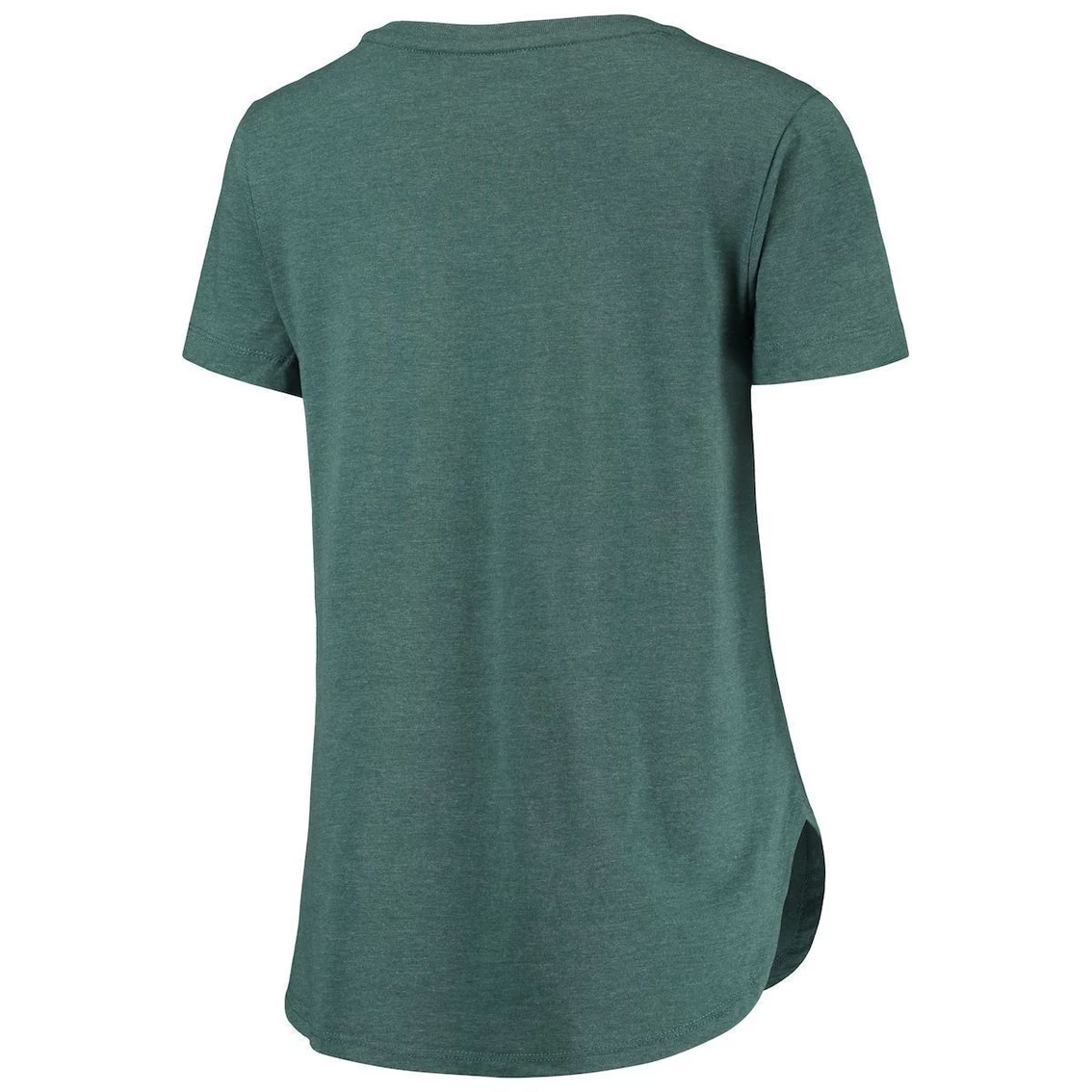 New ❤️ Women's Colosseum Heathered Green Michigan State Spartans PoWered By Title IX T-Shirt 🧨 6 New ❤️ Women's Colosseum Heathered Green Michigan State Spartans PoWered By Title IX T-Shirt 🧨 - Image 4